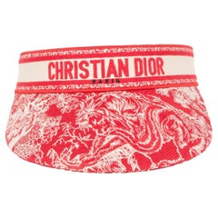 CHRISTIAN DIOR - Chapeau Visor rose 2021 - DIORIVIERA - TOILE DE JOUY