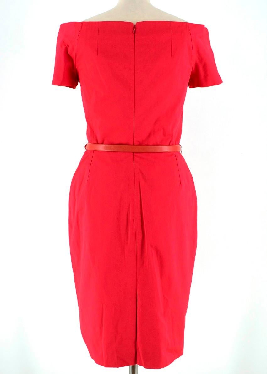 dior off shoulder dress