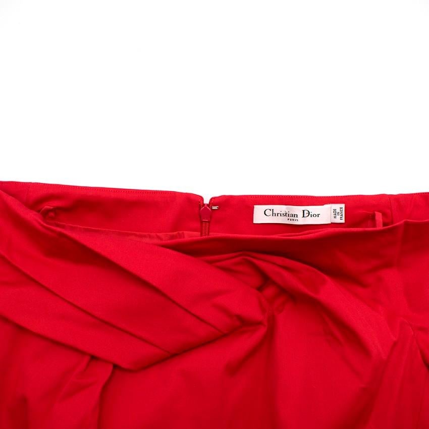 Women's or Men's Christian Dior Pink Belted Off-Shoulder Dress M