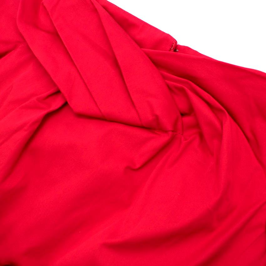 Christian Dior Pink Belted Off-Shoulder Dress M 2