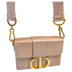 Christian Dior Rosa Montaigne Boxtasche aus Kalbsleder 30