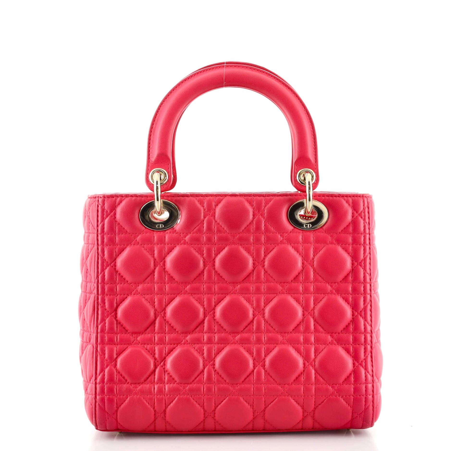 lady dior pink cannage
