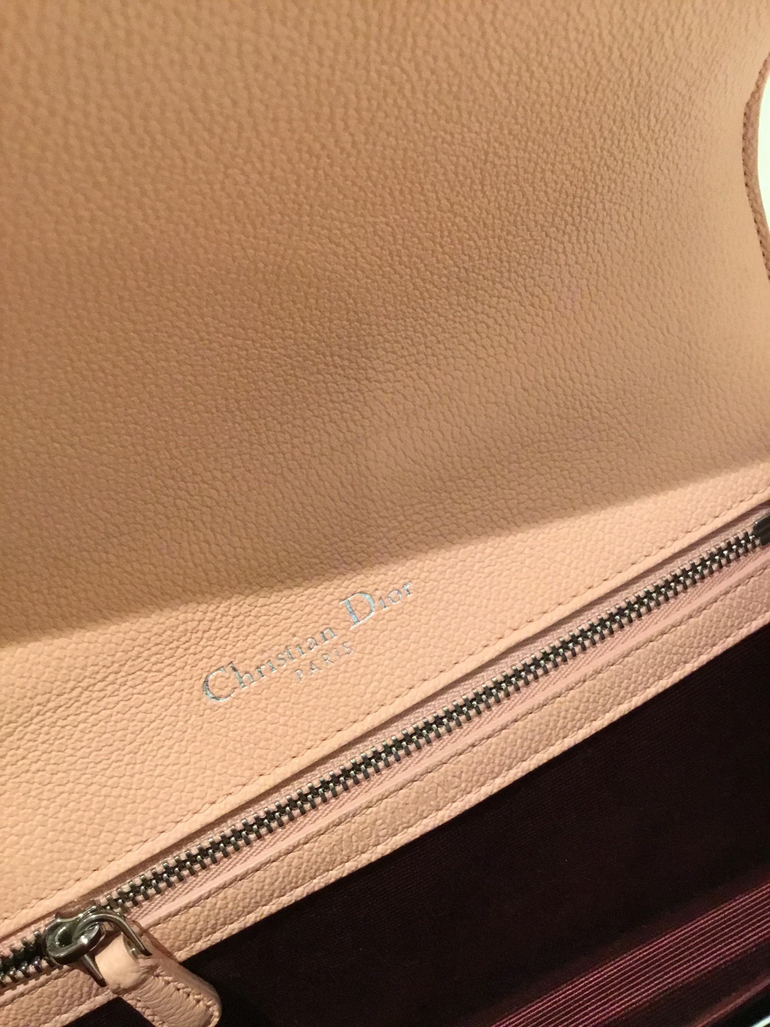Christian Dior Pink Diorama Crossbody with Silver Hardware 2