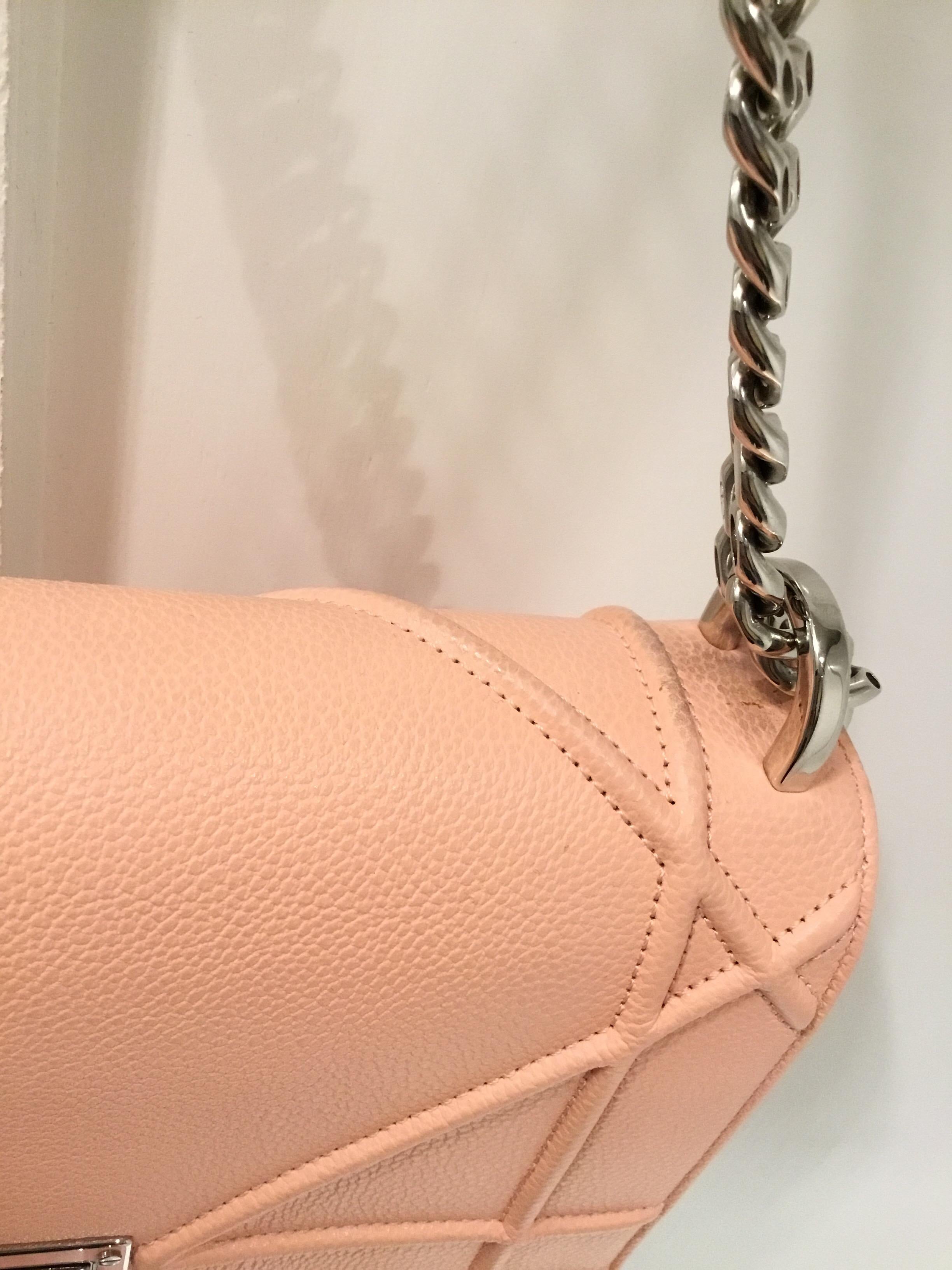 Christian Dior Pink Diorama Crossbody with Silver Hardware 3