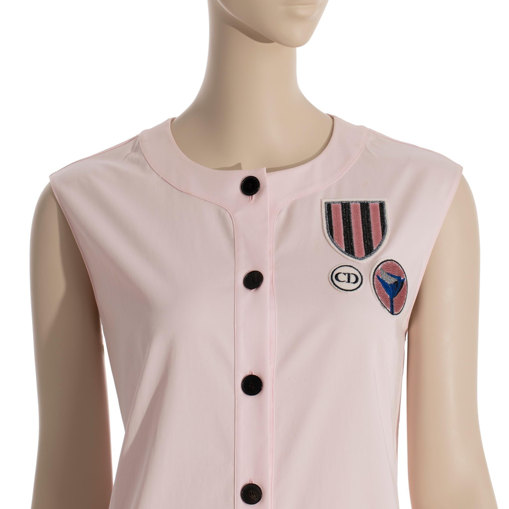 Christian Dior Vestido Rosa Talla 42 FR 1