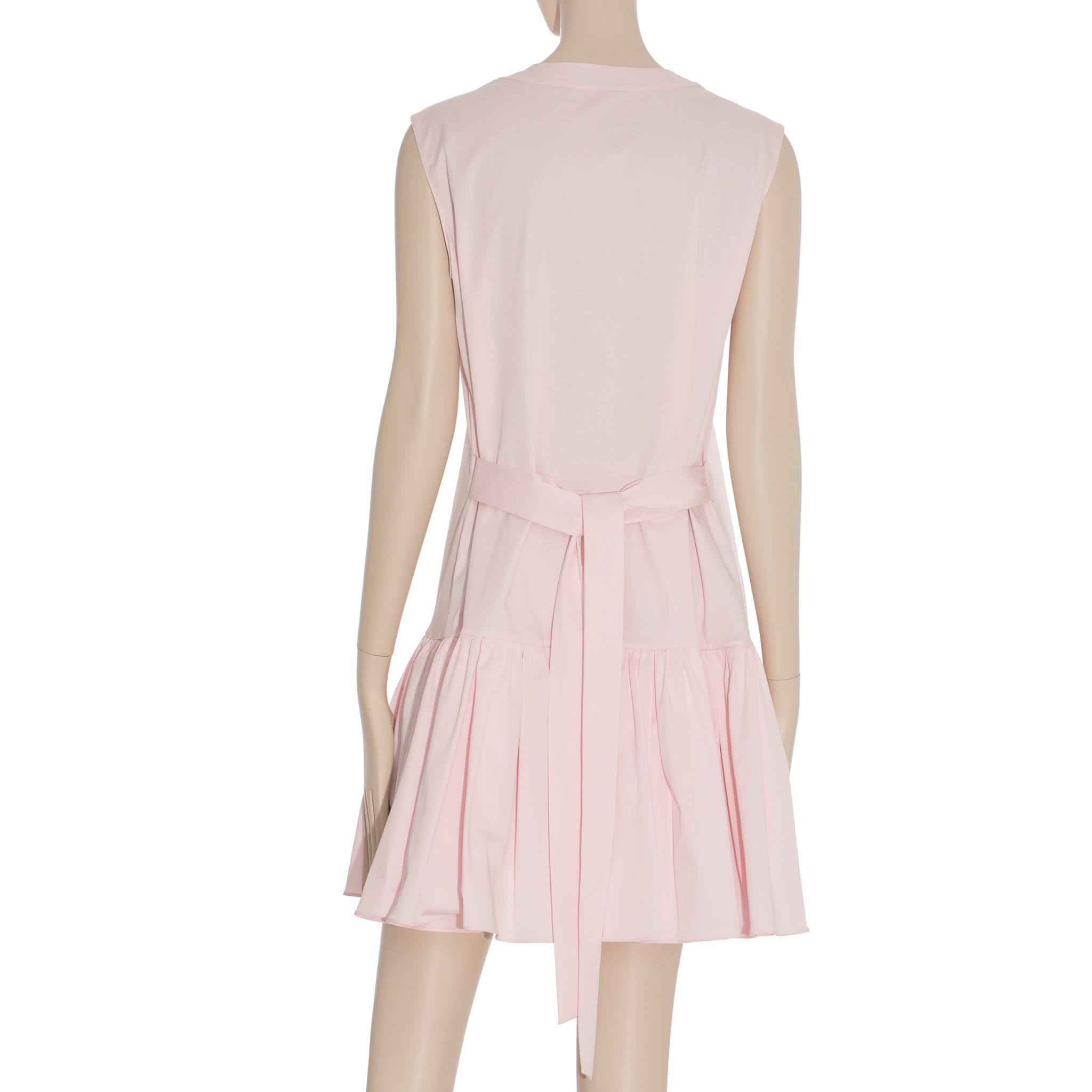 Christian Dior Rosa Kleid Größe 42 FR im Angebot 4