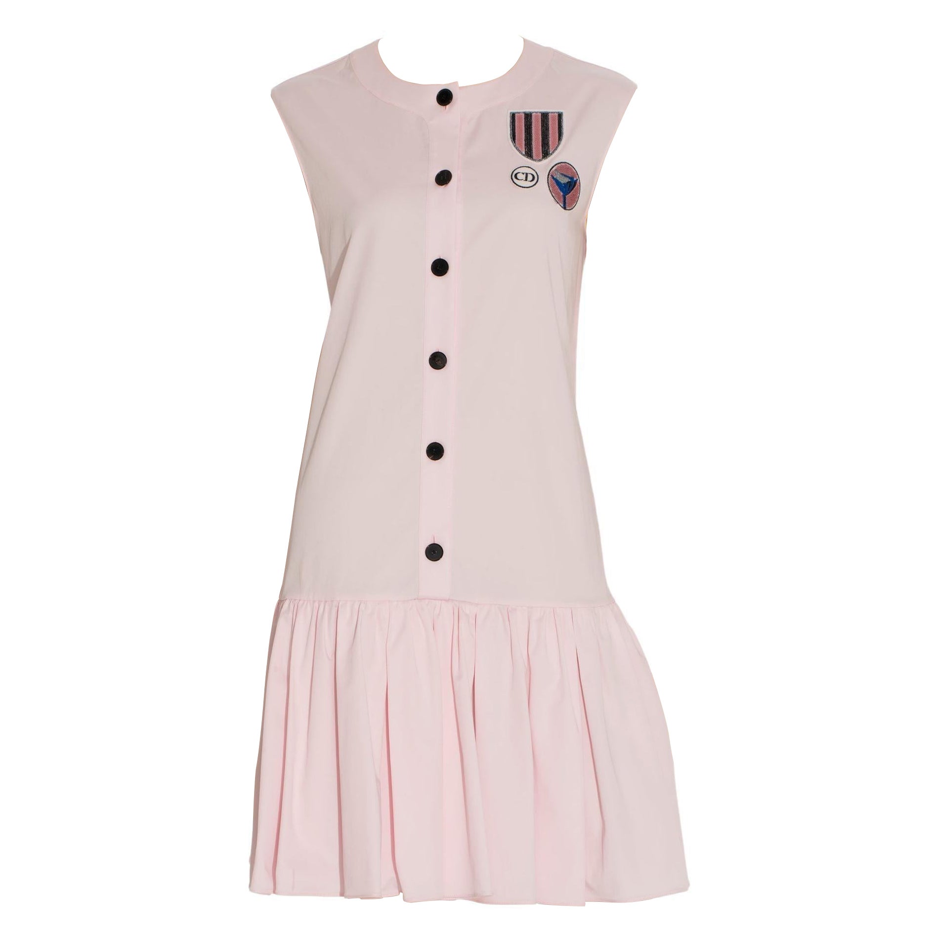 Christian Dior Vestido Rosa Talla 42 FR