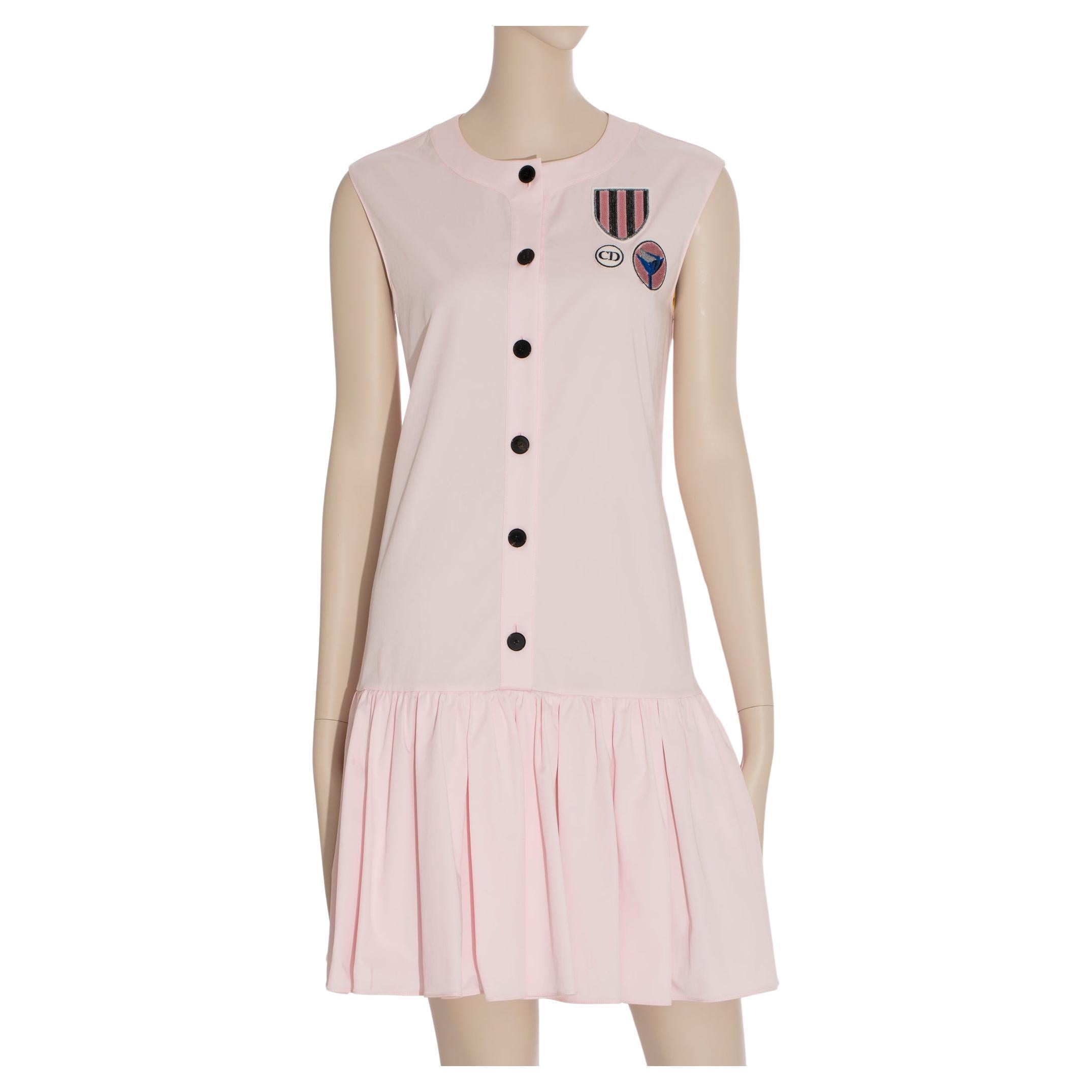 Christian Dior Pink Dress Size 42 FR For Sale