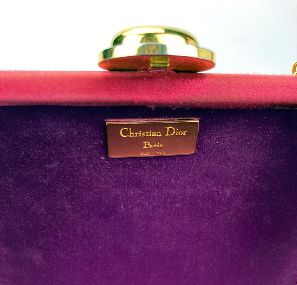 Christian Dior Pink Galuchat Stingray Clutch 6