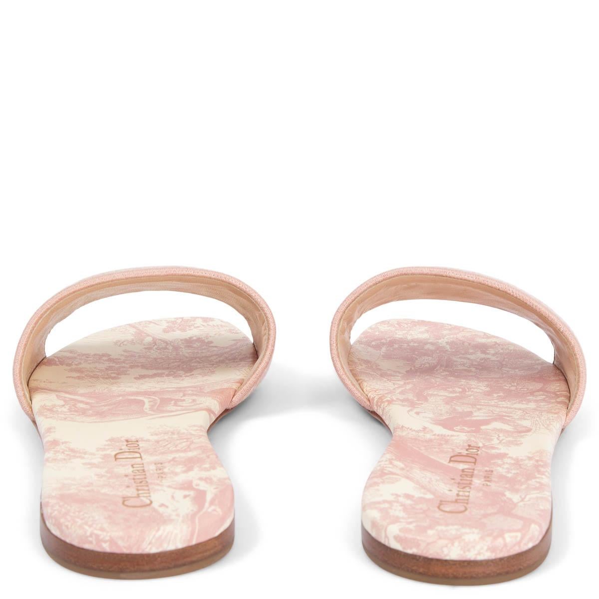 pink dior sandals