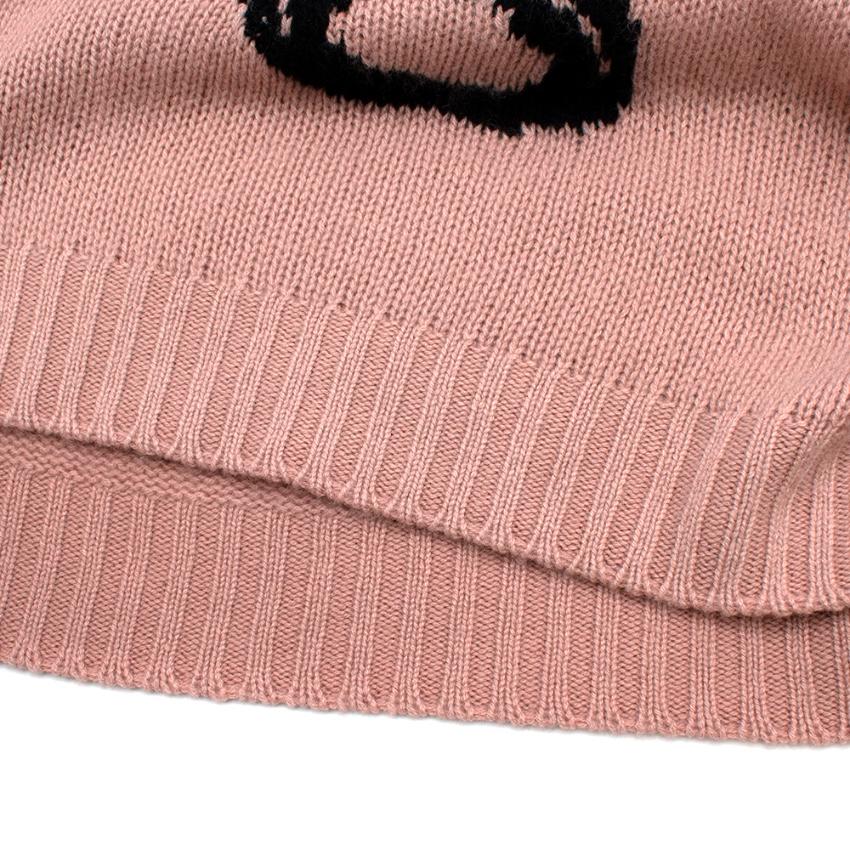 Christian Dior Jersey de cachemira J'Adior 8 de punto rosa US4 1