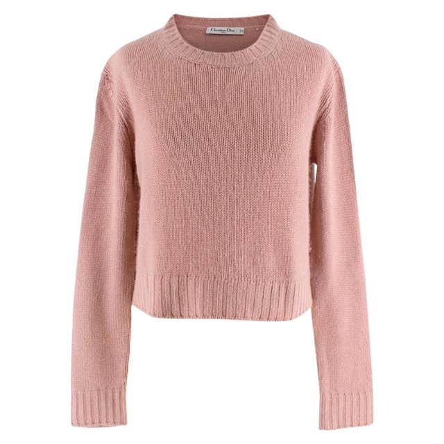 Christian Dior Pink Knit J'Adior 8 Cashmere Sweater US4 at 1stDibs ...