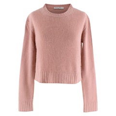 Christian Dior Pink Knit J'Adior 8 Cashmere Sweater US4
