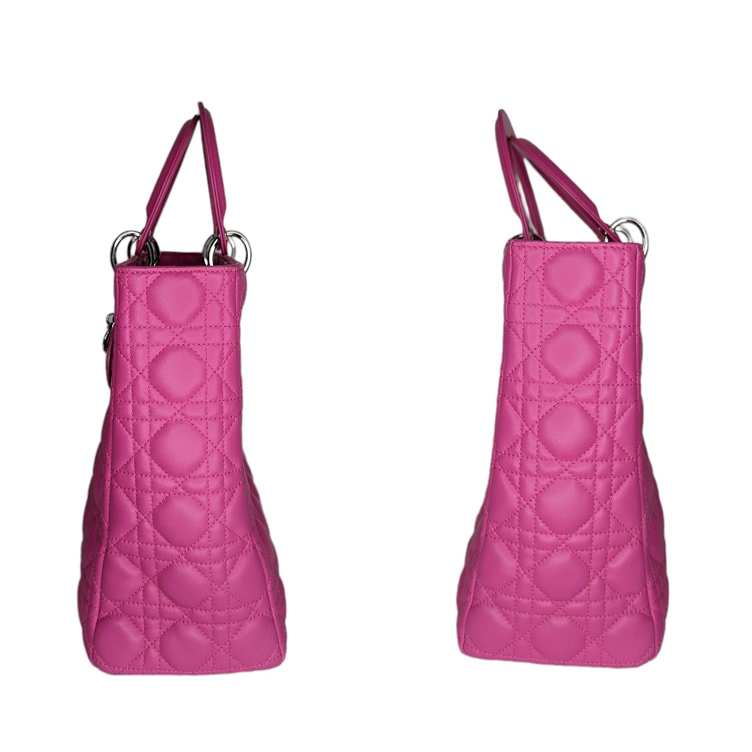 christian dior purse pink