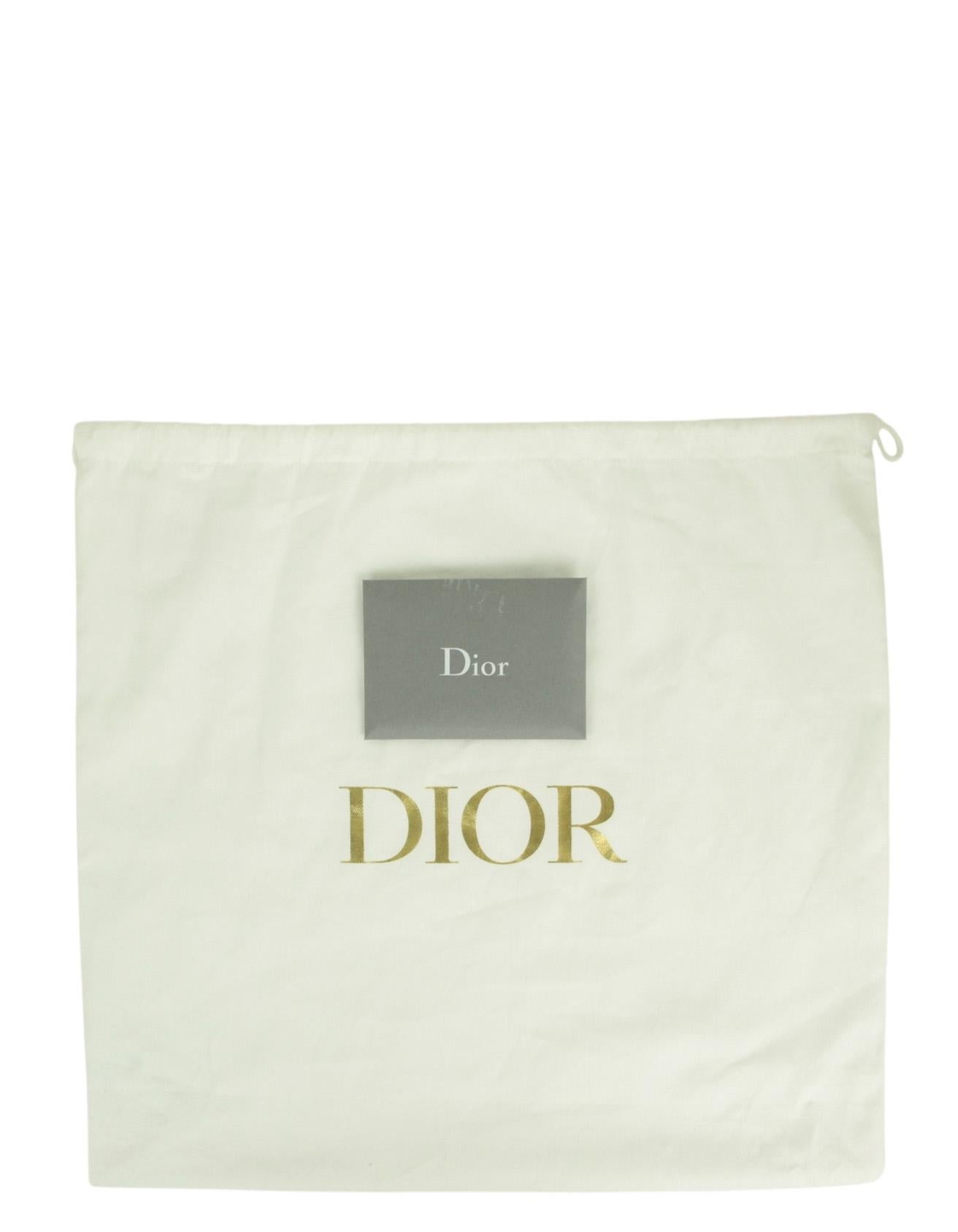 Christian Dior Borsa media trapuntata in pelle rosa Cannage Dior in vendita 6