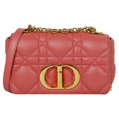 Christian Dior Borsa a tracolla piccola Caro in pelle rosa rt $4200
