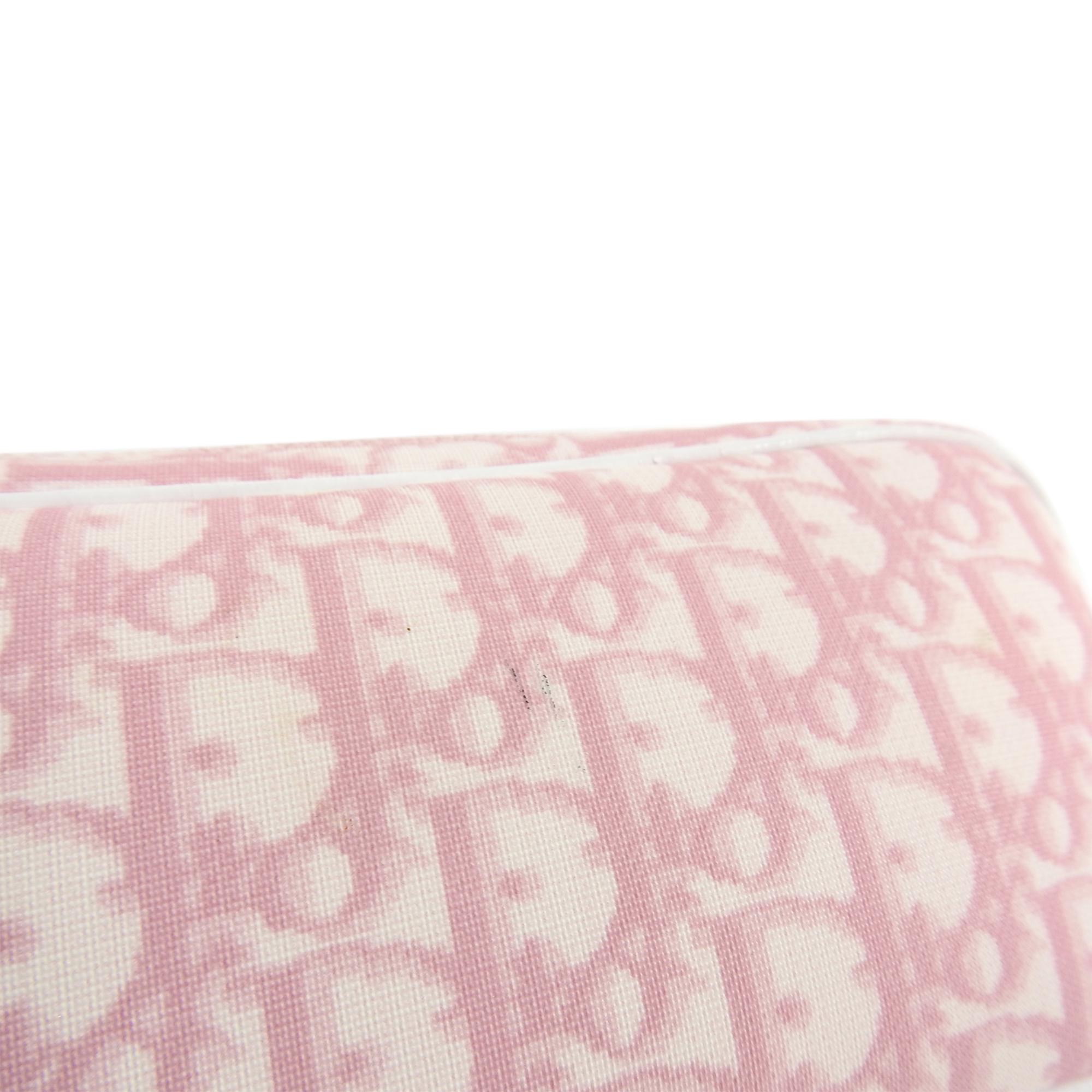 Christian Dior Pink Monogram Logo Small Pouch Bag 2