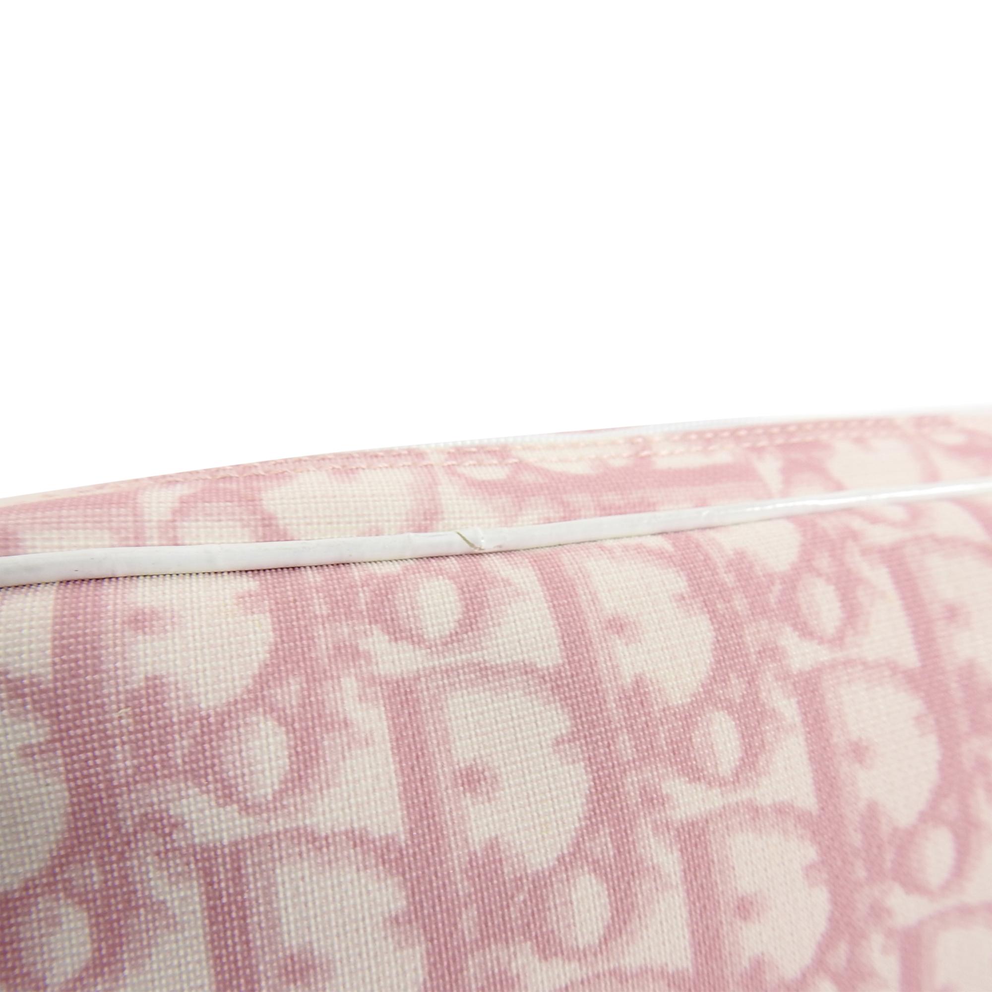 Christian Dior Pink Monogram Logo Small Pouch Bag 3