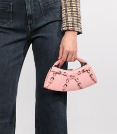 Christian Dior Pink Patent Leather & Enamel The Latest Blonde Frame Bag