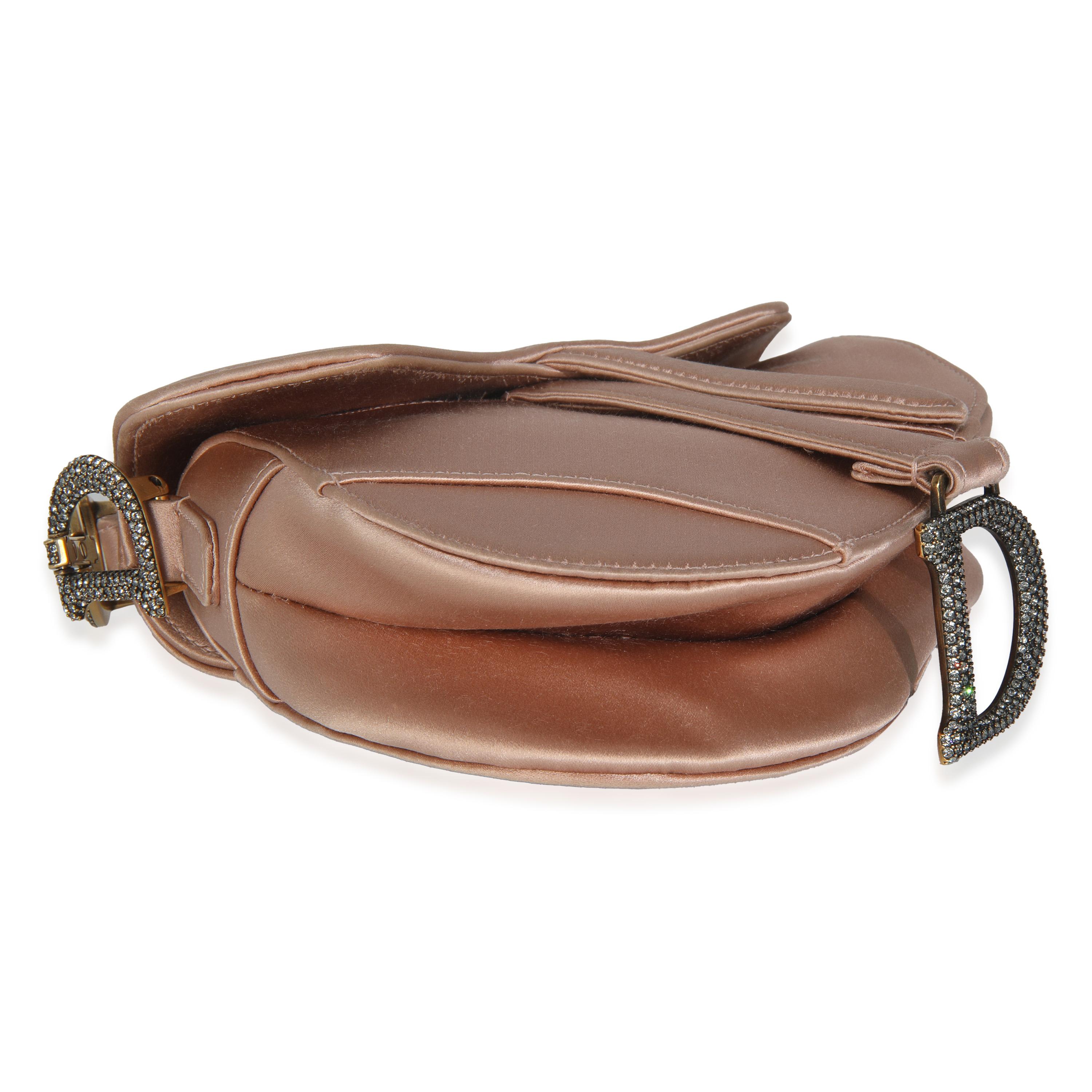 Femenino o masculino Christian Dior Mini bolso de satén rosa con cristales en venta