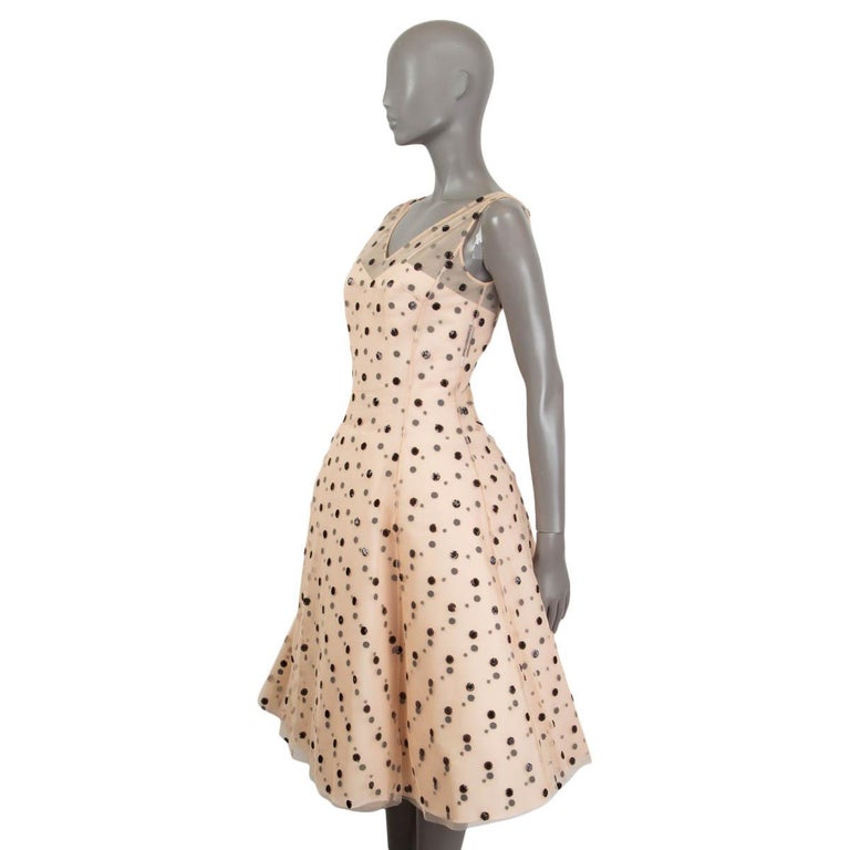 white christmas dresses RARE 1950's Museum Piece "NEW LOOK" Christian Dior Black Dress / Waist   Xtabay Vintage