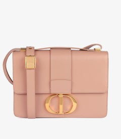Christian Dior Pink Smooth Calfskin Leather 30 Montaigne Bag