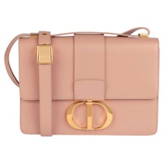 Christian Dior Pink Smooth Calfskin Leather 30 Montaigne Bag
