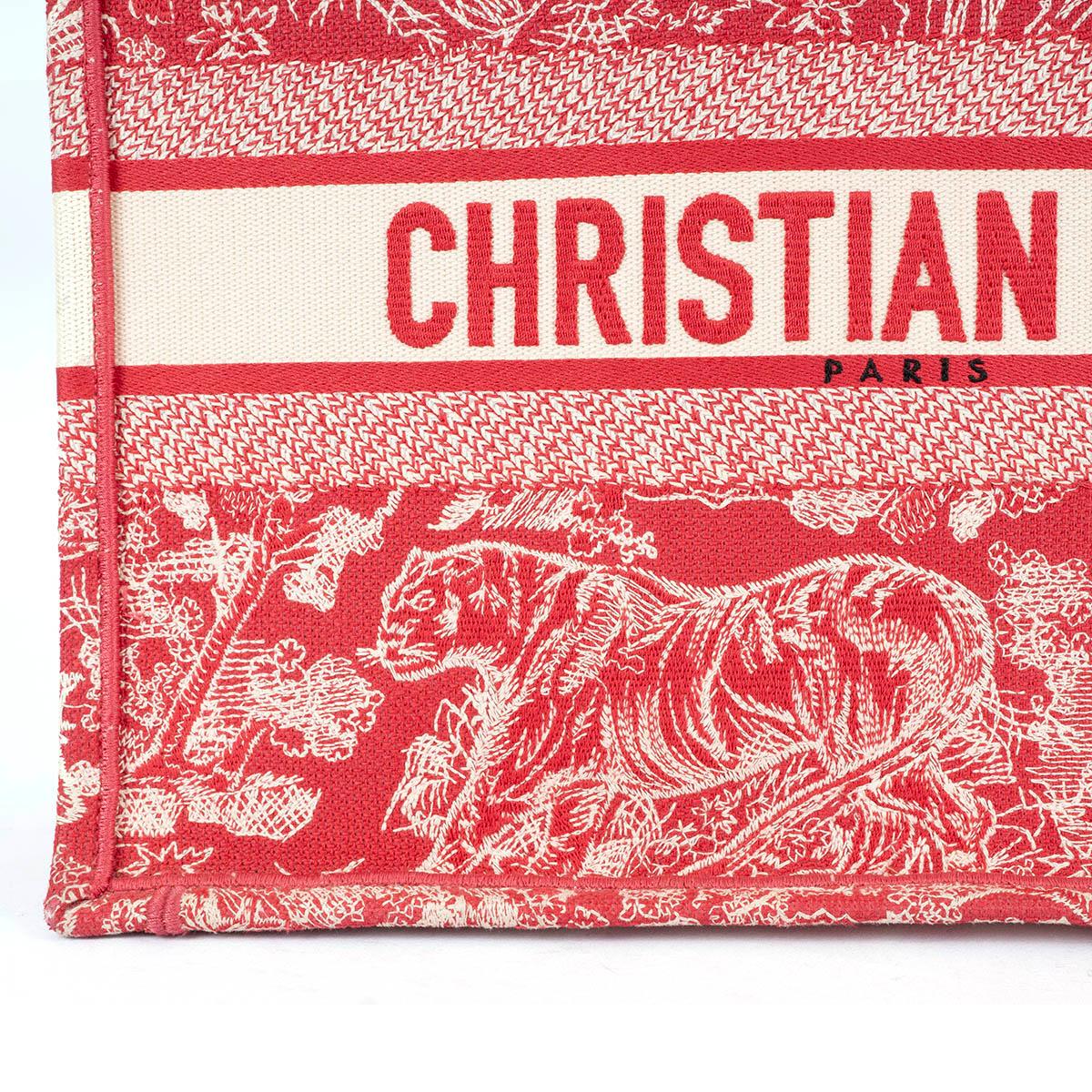 Women's CHRISTIAN DIOR pink Toile de Jouy 2021 MEDIUM BOOK Tote Bag