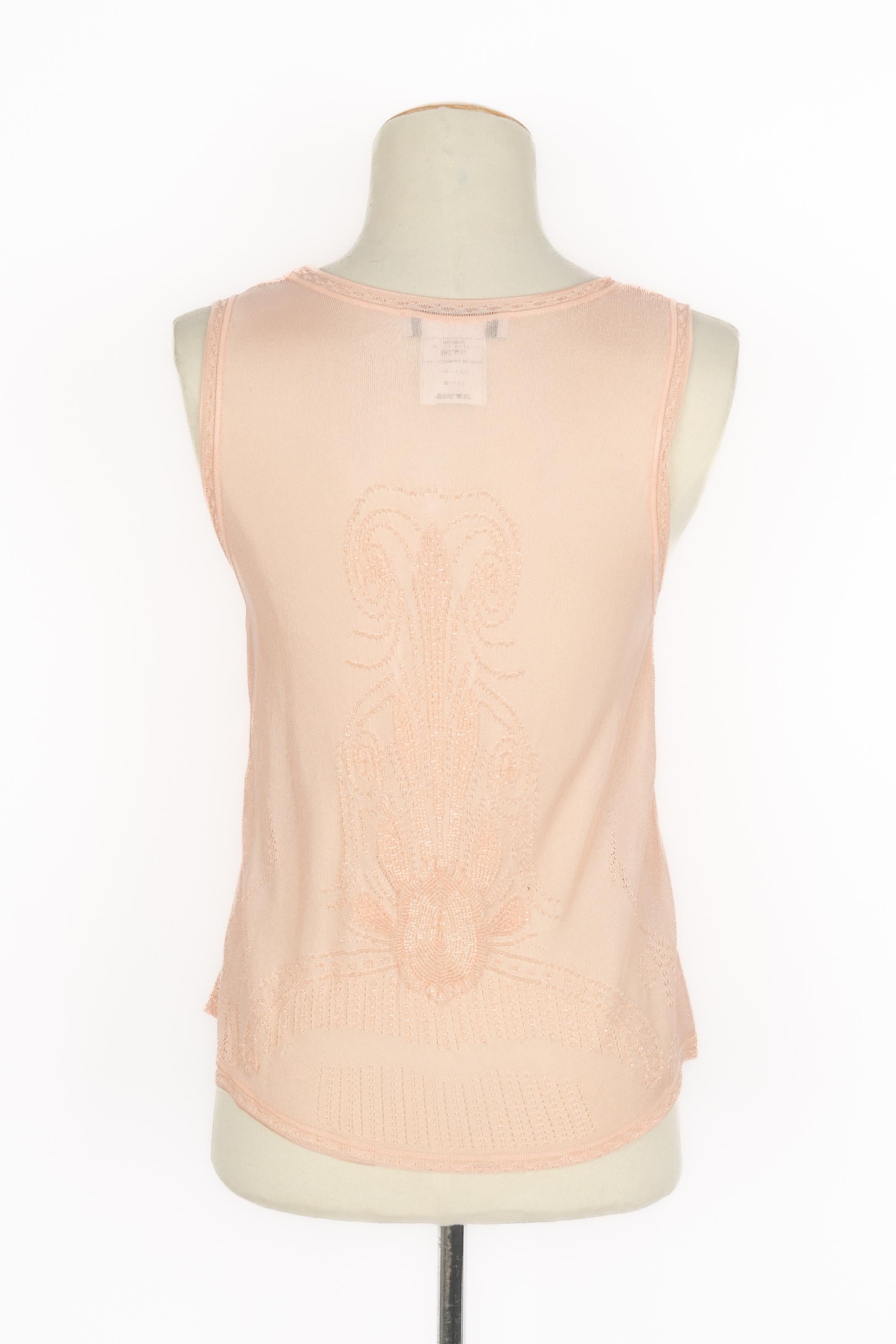 Christian Dior pink top In condizioni ottime in vendita a SAINT-OUEN-SUR-SEINE, FR