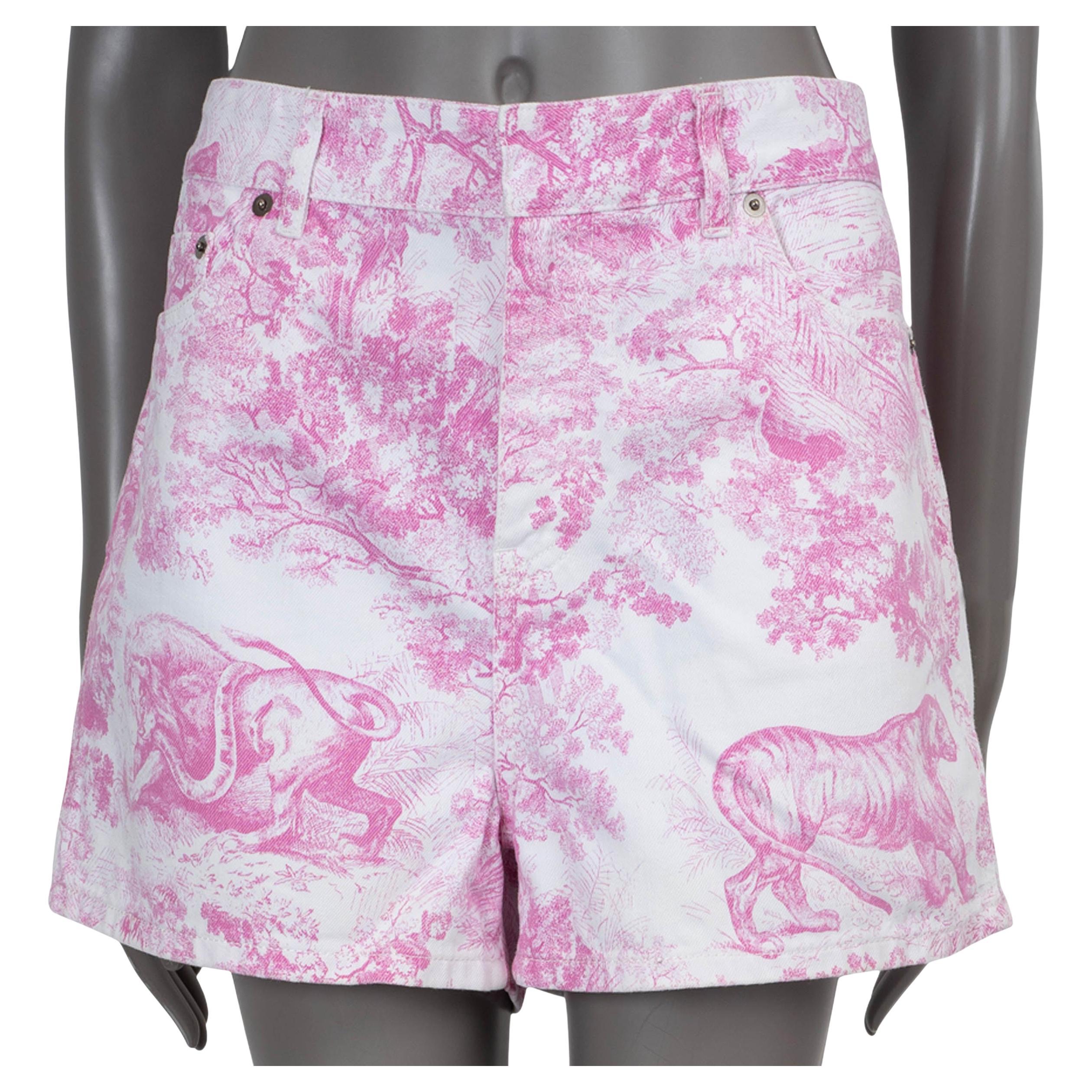 CHRISTIAN DIOR pink and white cotton 2022 DIORIVIERA DENIM CHRISTIAN DIOR pink and white cotton 2022 DIORIVIERA DENIM