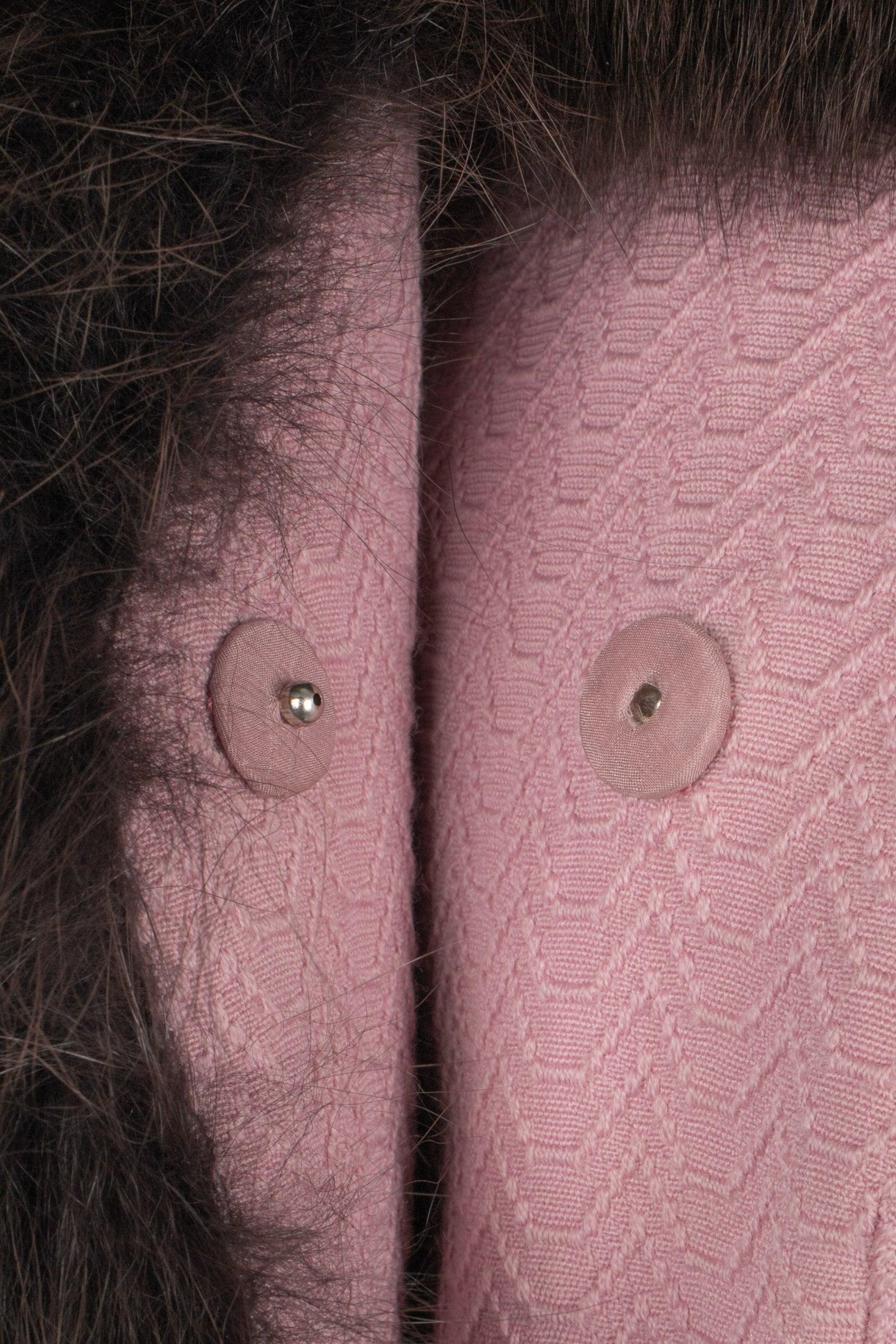 Christian Dior Pink Wool Jacket, 2009 For Sale 2