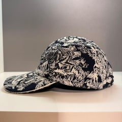 Christian Dior Spieler Blau Weiß Cap Größe 57
