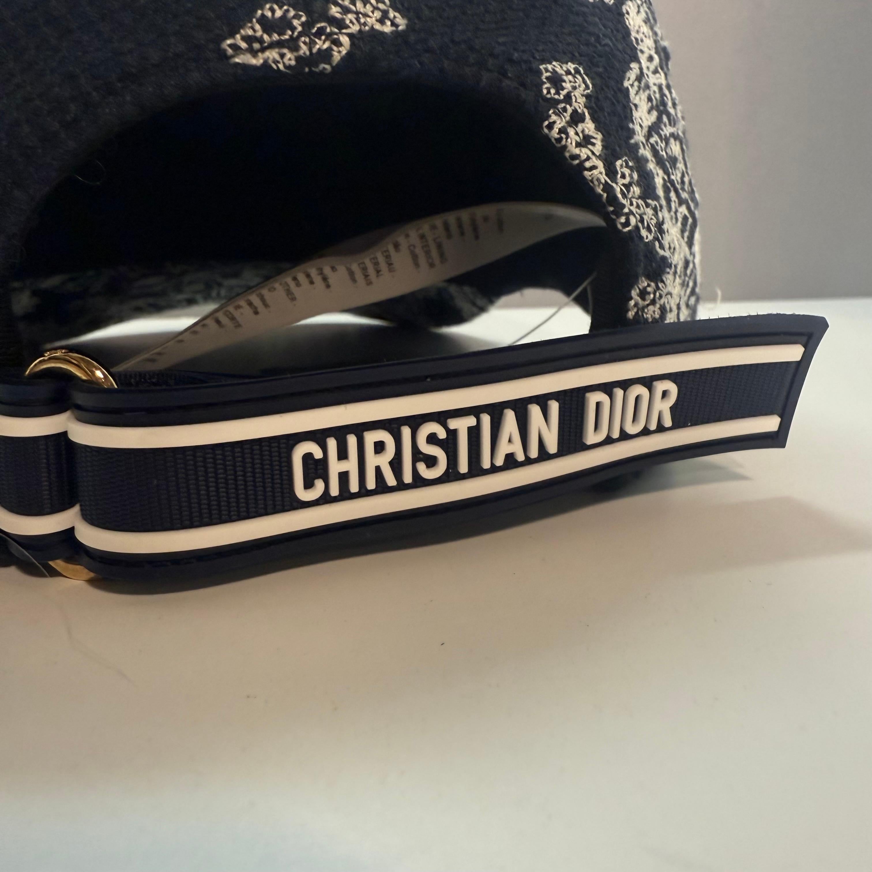 Christian Dior Player Blue White Cap Size 57 Neuf - En vente à Gazzaniga (BG), IT