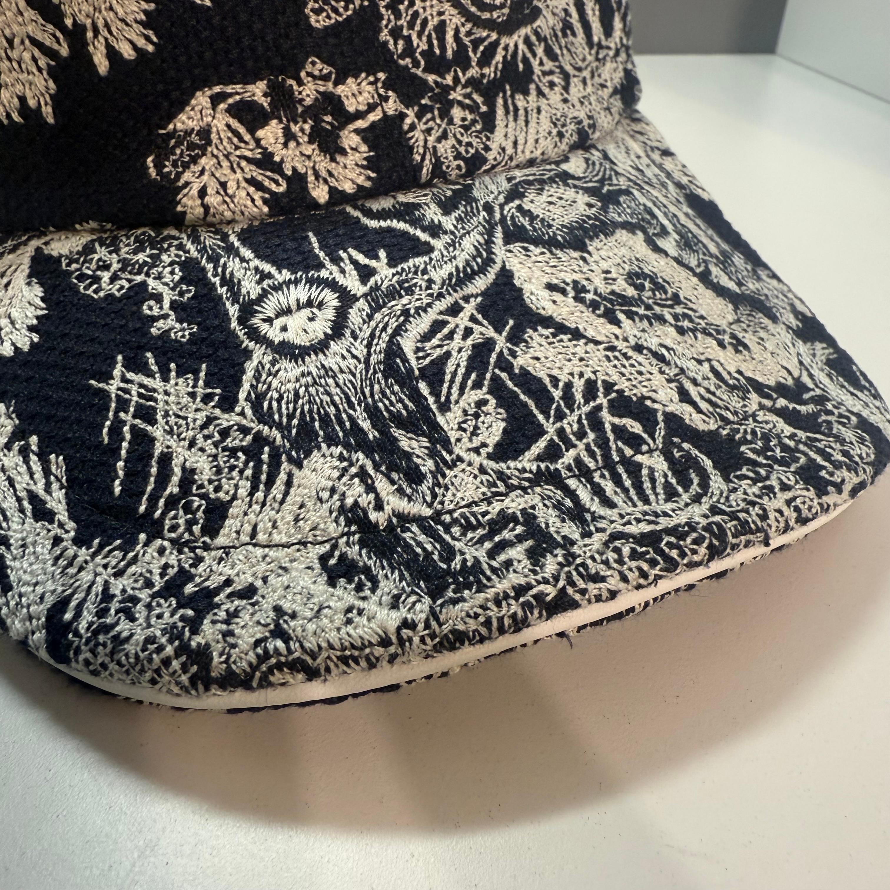 Christian Dior Player Blue White Cap Size 57 en vente 1