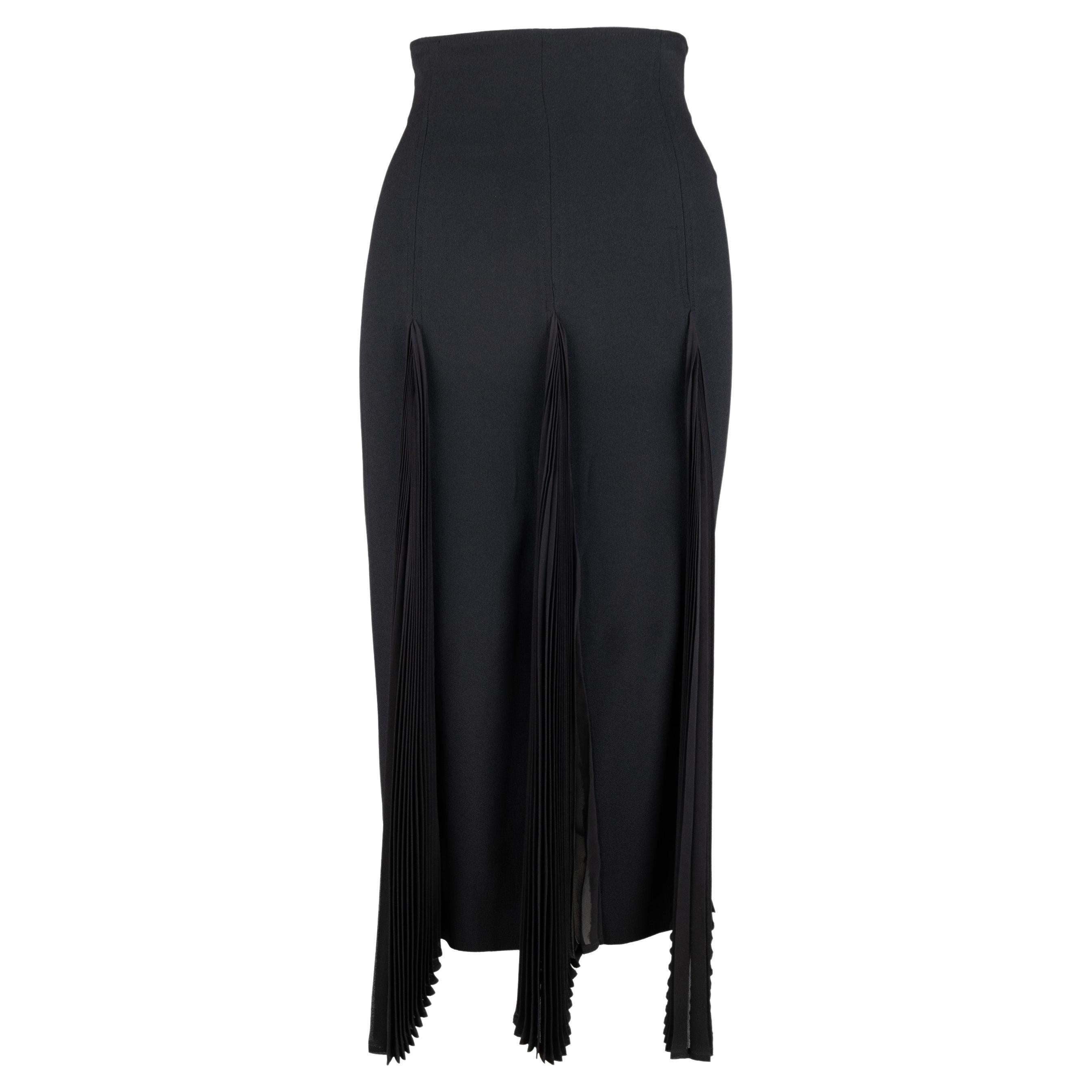 Christian Dior Pleated Hem Skirt For Sale