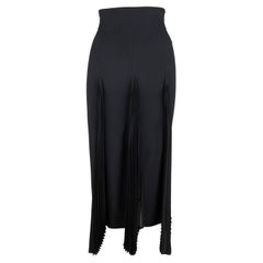 Retro Christian Dior Pleated Hem Skirt