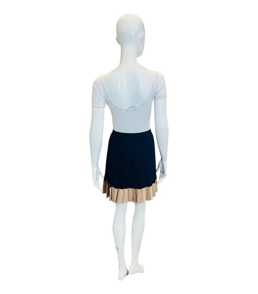 Women's Christian Dior Pleated Silk Skirt