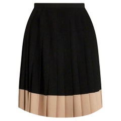 Christian Dior Pleated Silk Skirt