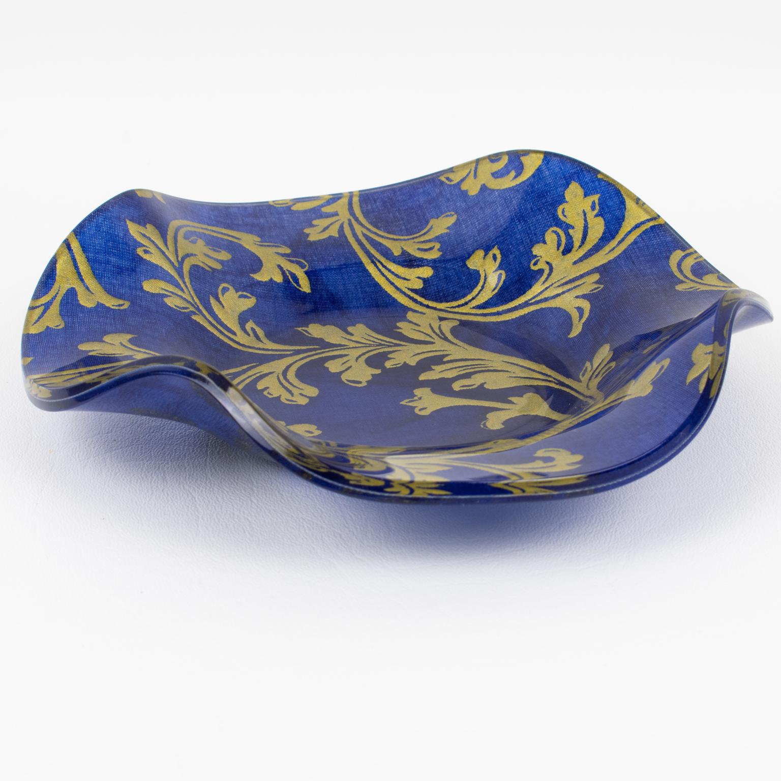 Centros de mesa de plexiglás Lucite y Toile de Jouy Christian Dior en venta 5