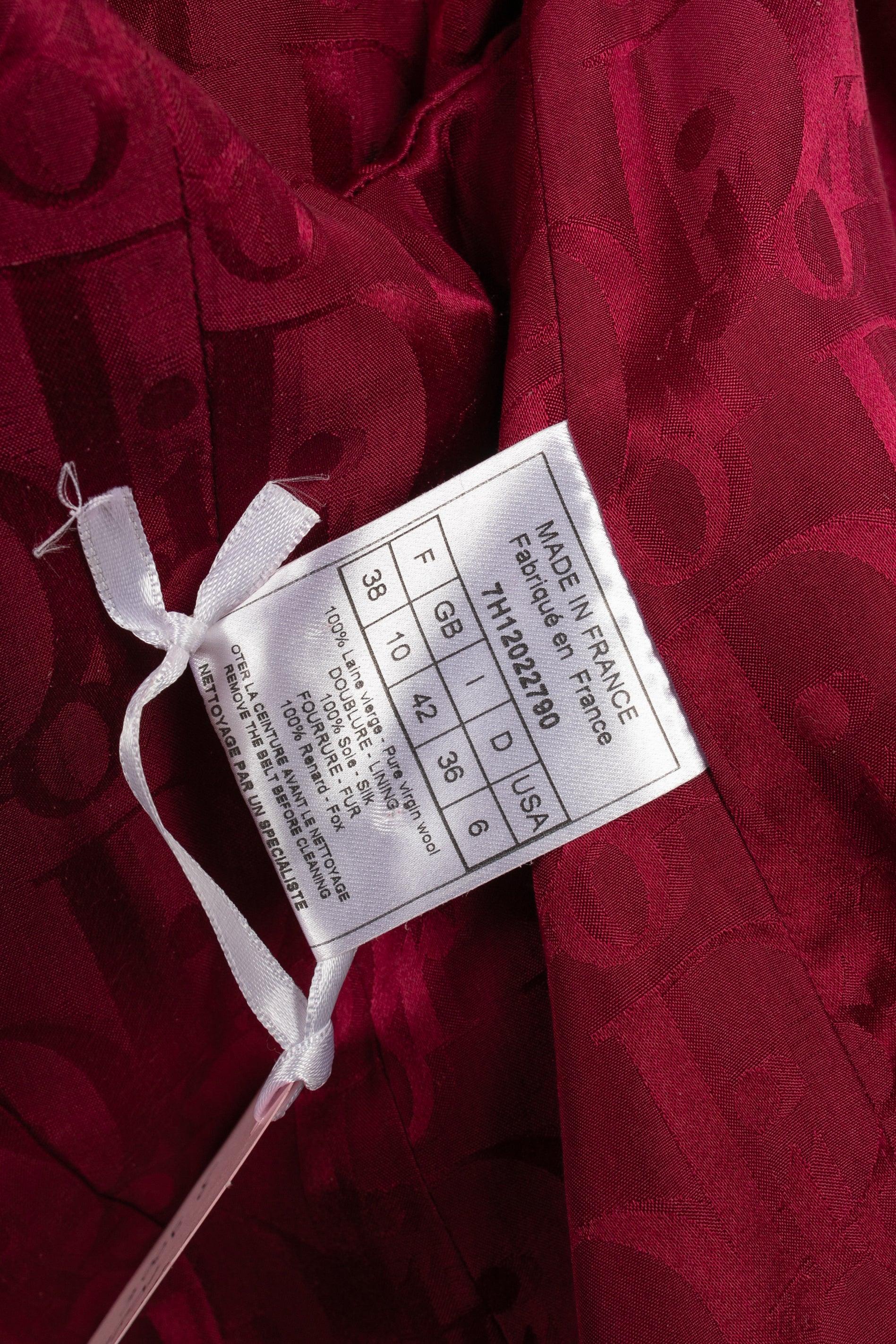 Christian Dior Plum New Wool Jacket, 2007 6