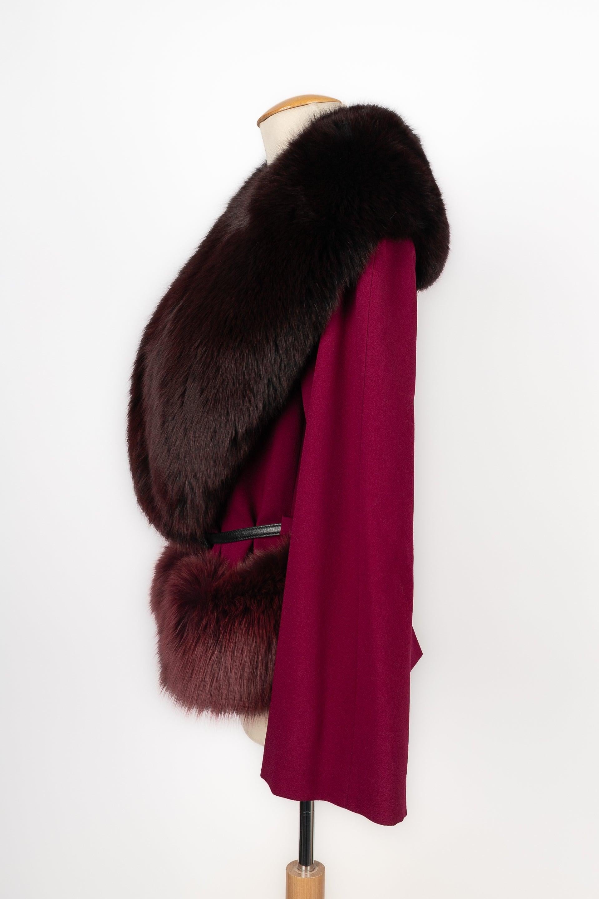 Black Christian Dior Plum New Wool Jacket, 2007