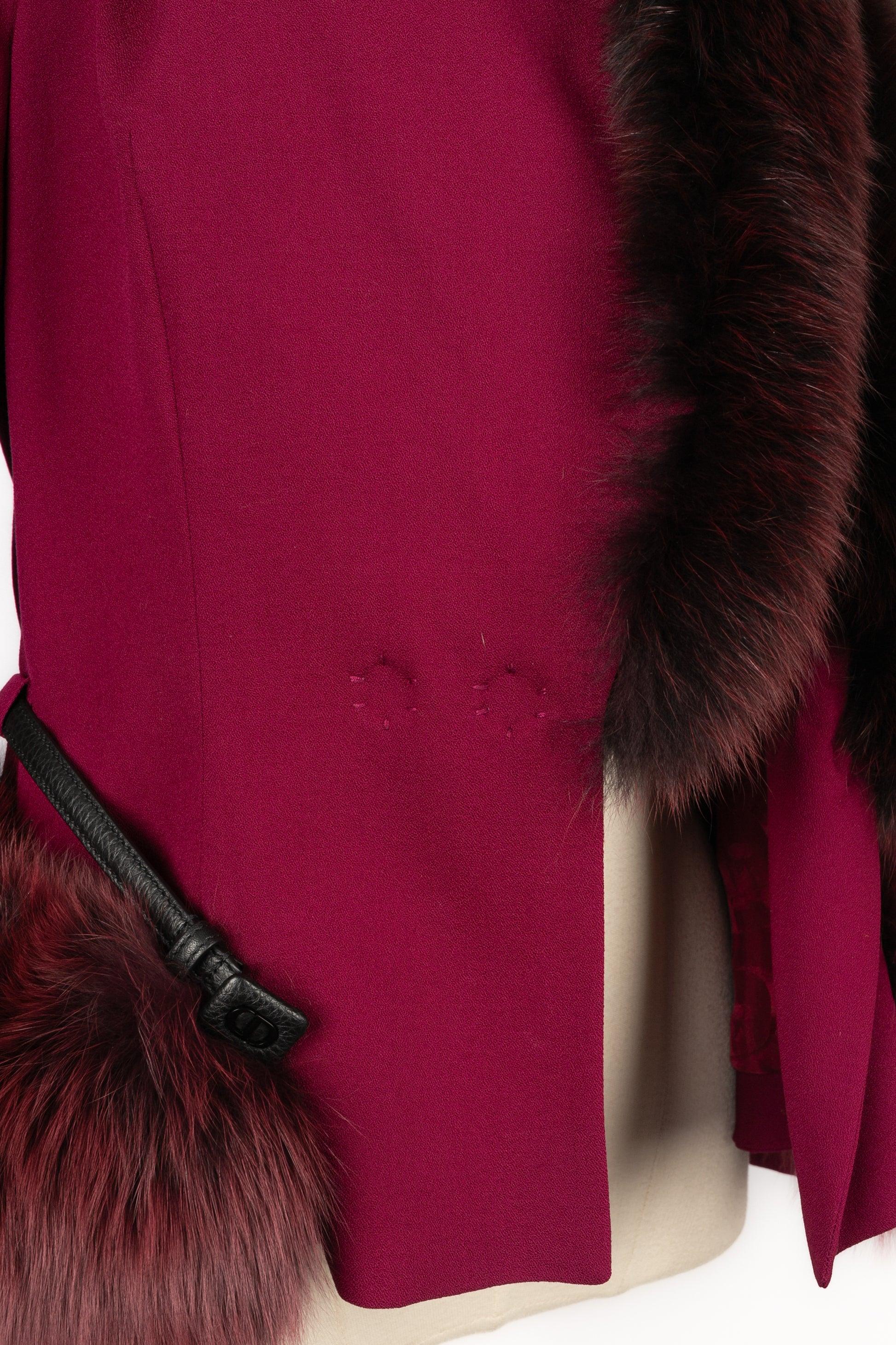 Christian Dior Plum New Wool Jacket, 2007 2