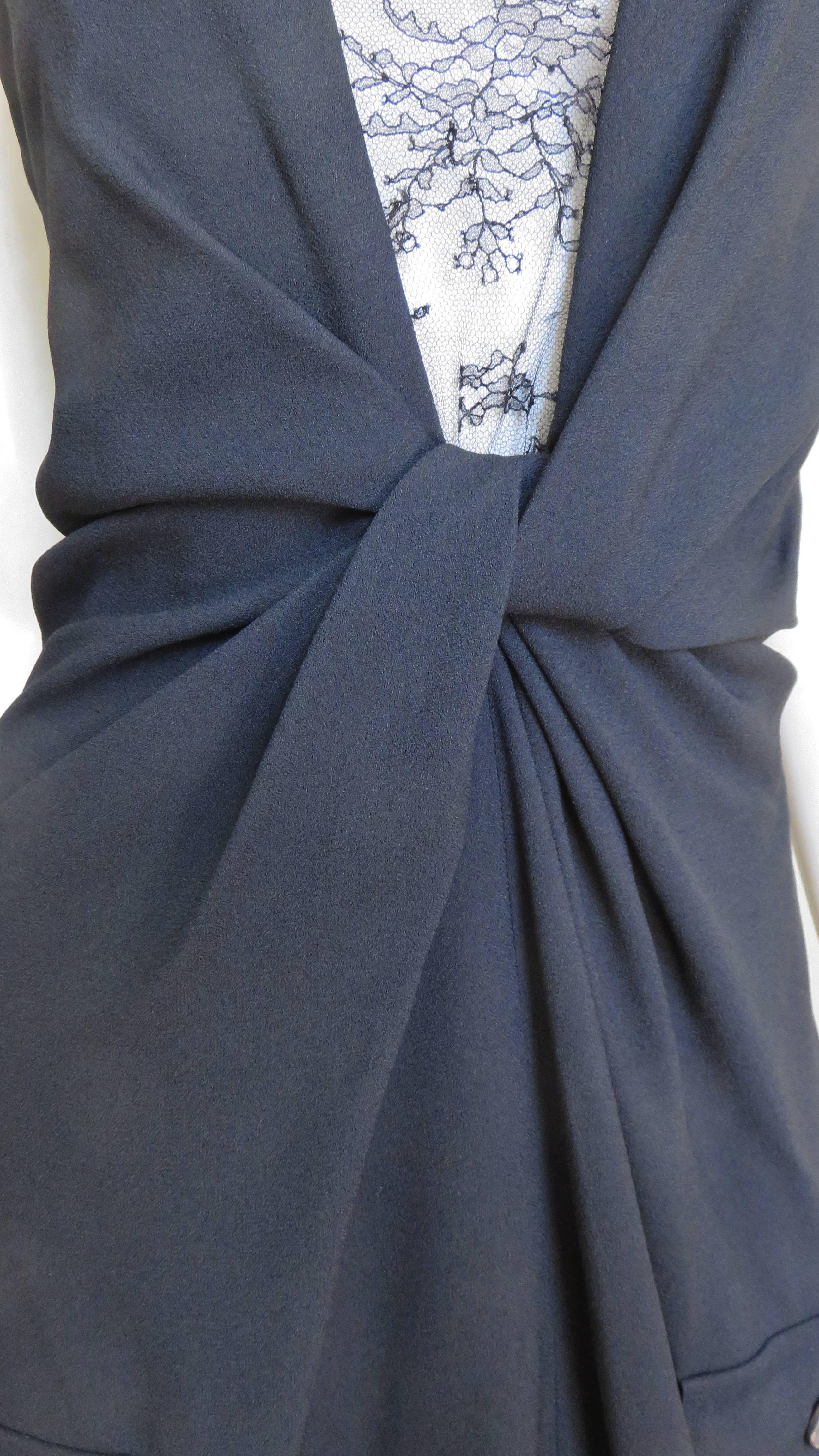 John Galliano for Christian Dior Silk Dress with Buckle Straps In Excellent Condition For Sale In Water Mill, NY