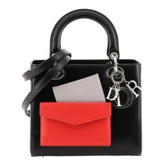 Christian Dior Pockets Lady Dior Bag Leather Medium