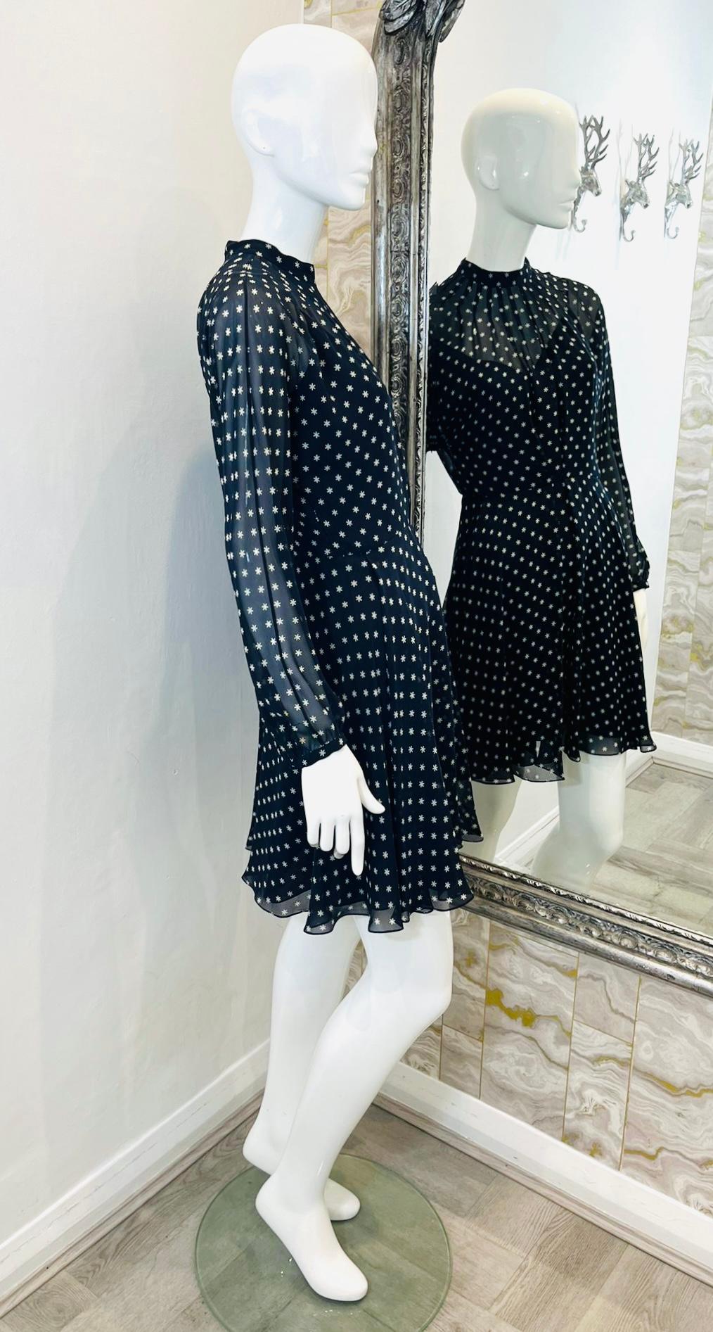 Christian Dior Polka Dot Silk Dress In Excellent Condition In London, GB