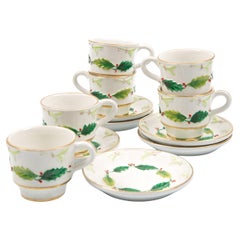 Christian Dior Porcelain 6 Holly Tableware Set