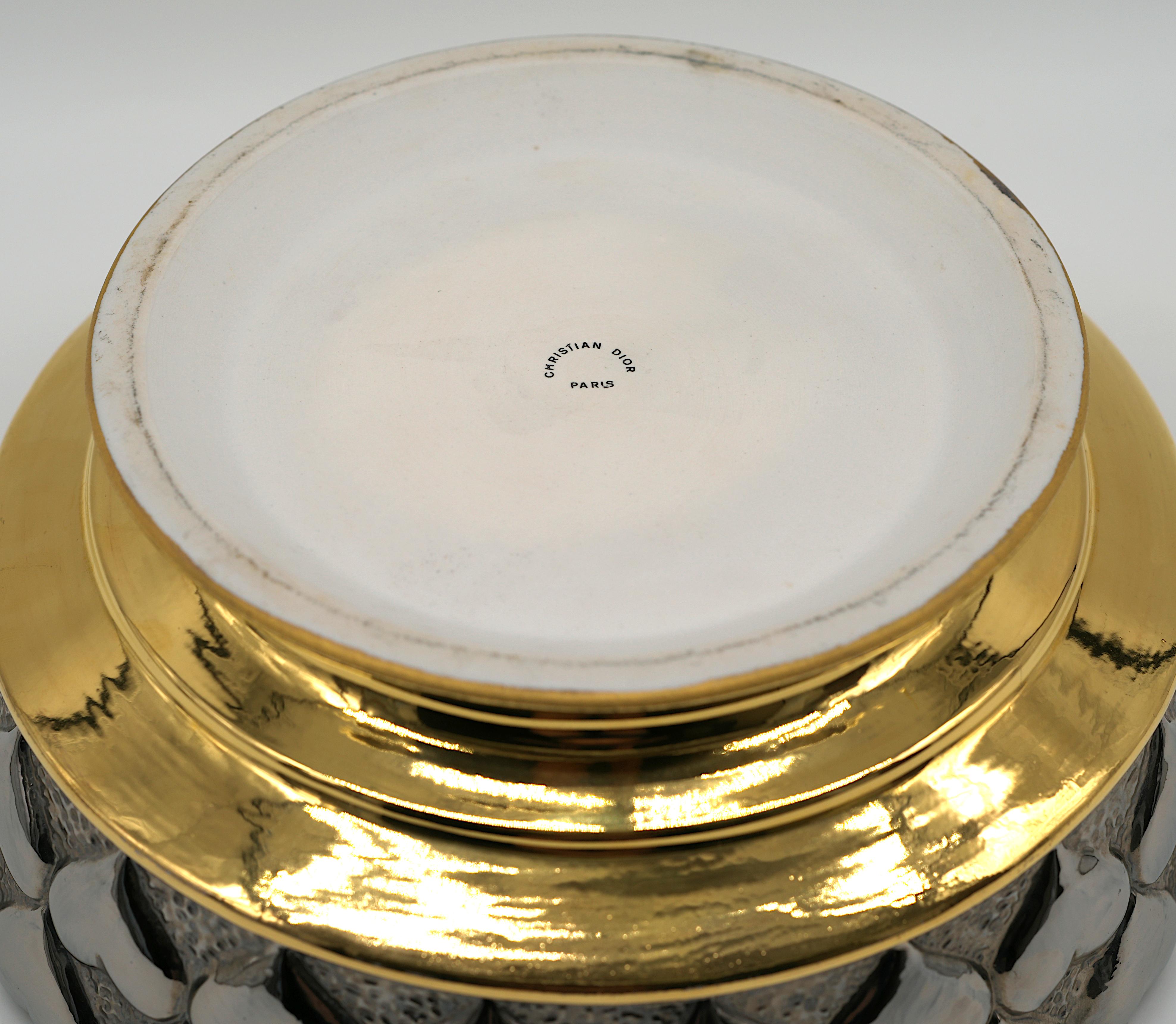 Centre de table en porcelaine pour coupe de fruits Christian DIOR, années 1980 en vente 4