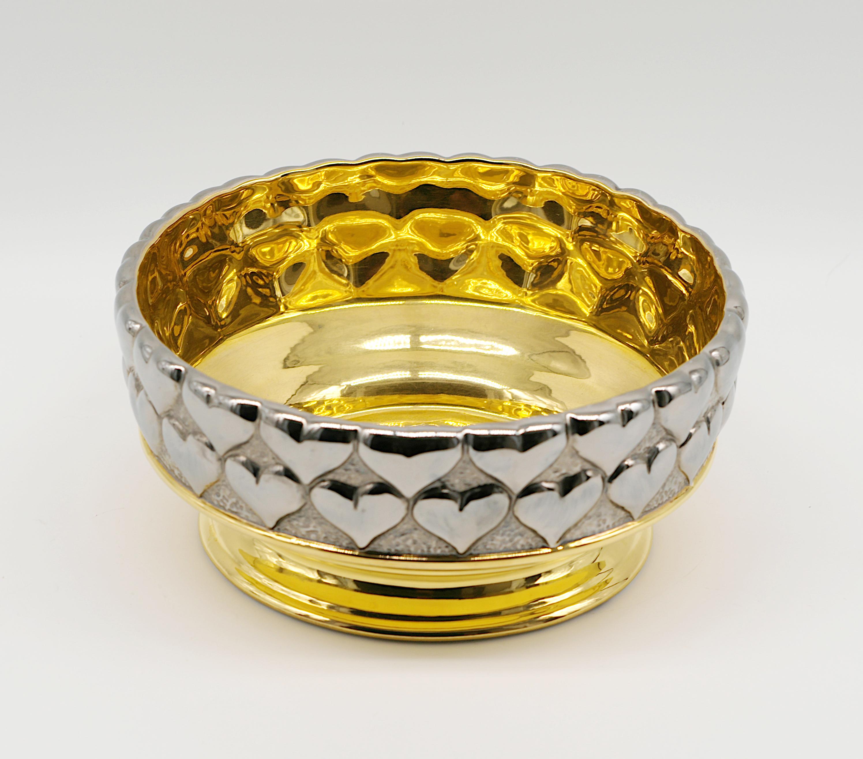 Centre de table en porcelaine pour coupe de fruits Christian DIOR, années 1980 Excellent état - En vente à Saint-Amans-des-Cots, FR