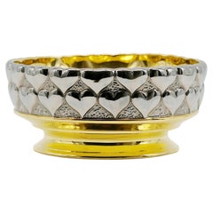 Christian Dior Porcelain Fruit Bowl, Hearts Design, France, 1980s