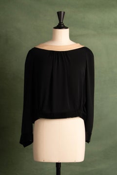 Christian Dior "Portofino" blouse by Bill Gaytten, Cruise 2012 collection